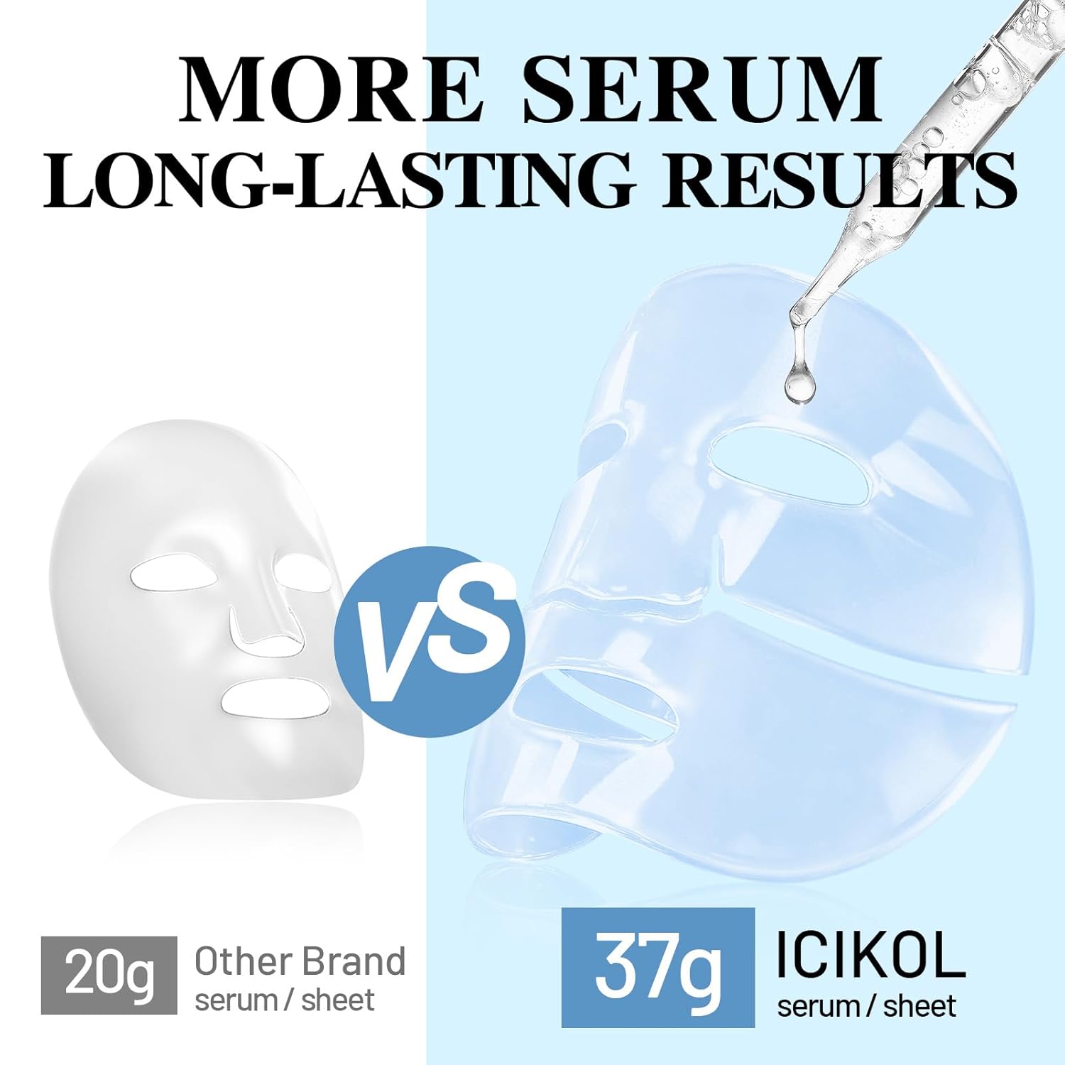 Deep Hydrolyzed Collagen Face Mask Blue-Age-Defying 4 Pack