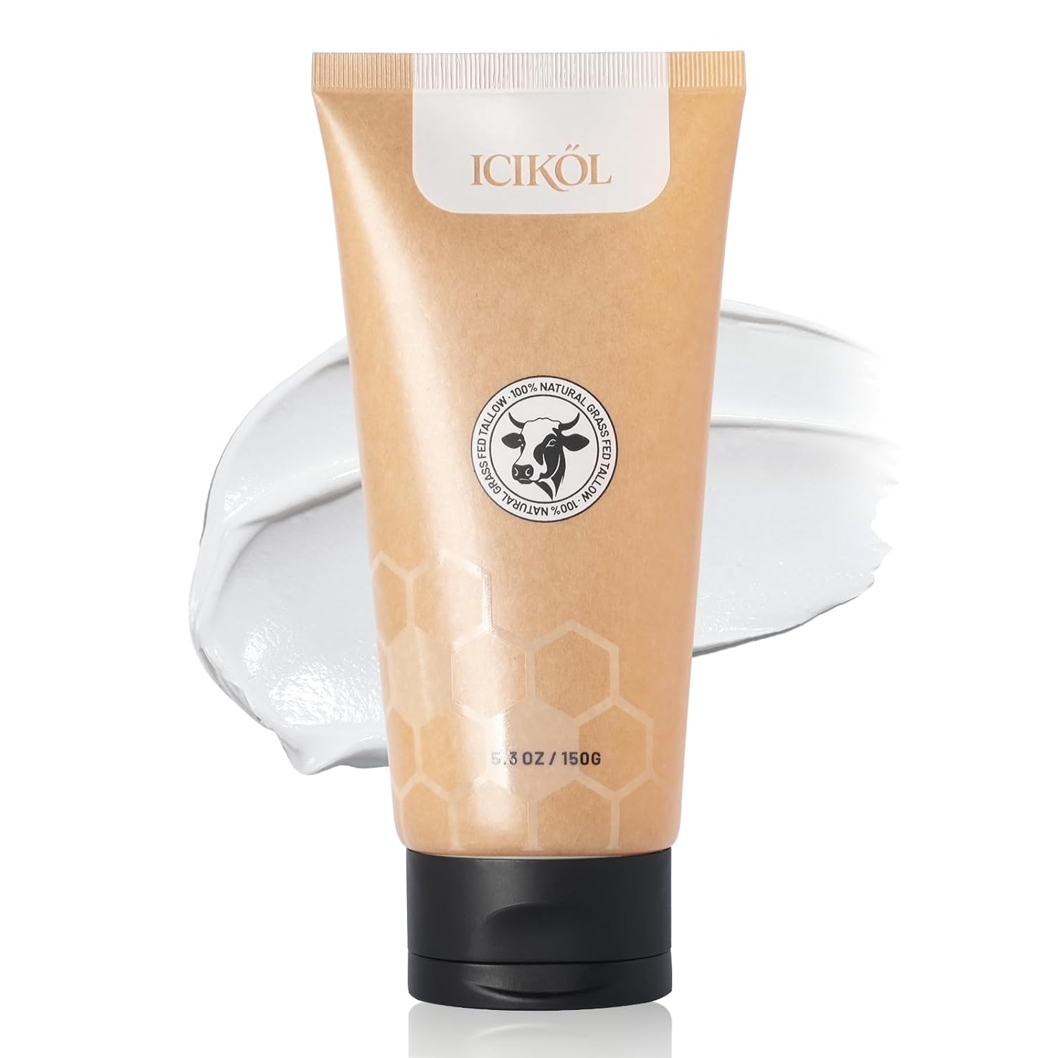 Organic Beef Tallow Honey Balm  150ml (5.3 oz)