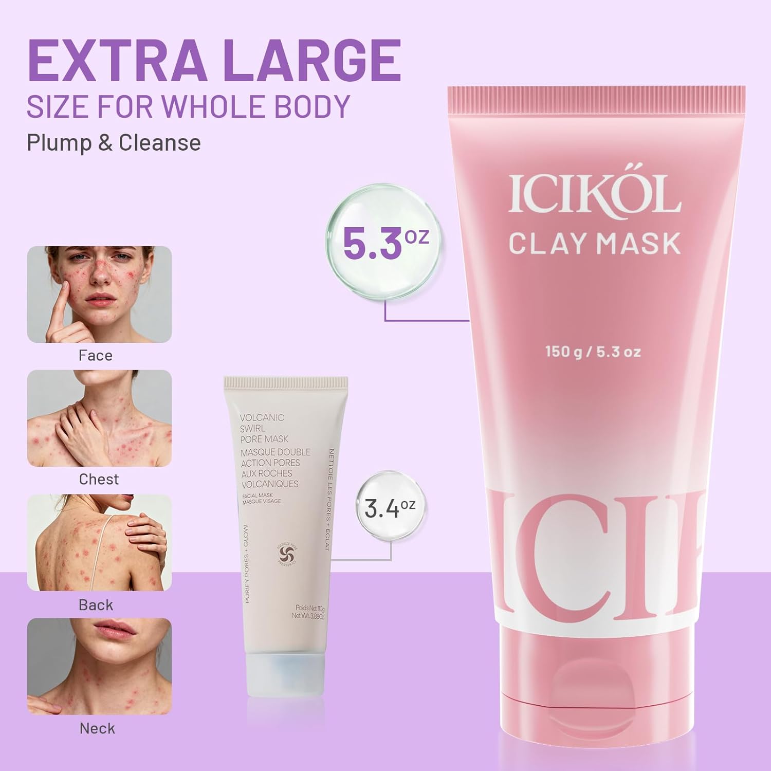 Large Clay Mask for Face