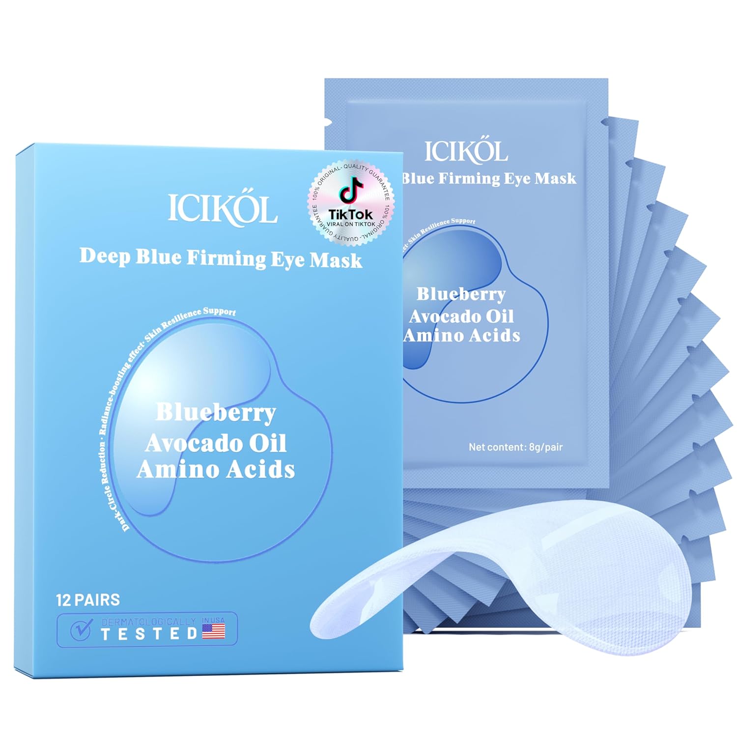 Deep Blue Firming Under Eye Patches 12/60 pairs