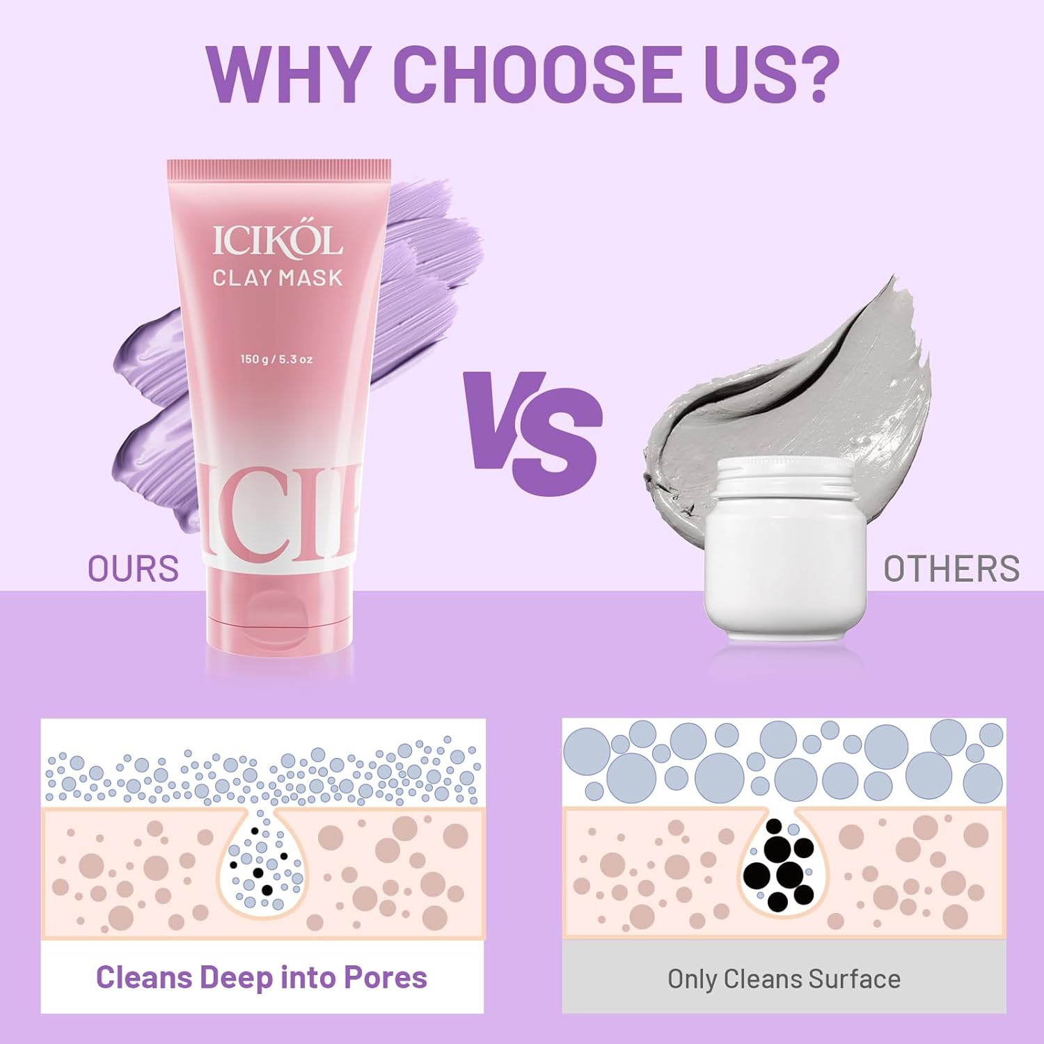 Large Clay Mask for Face