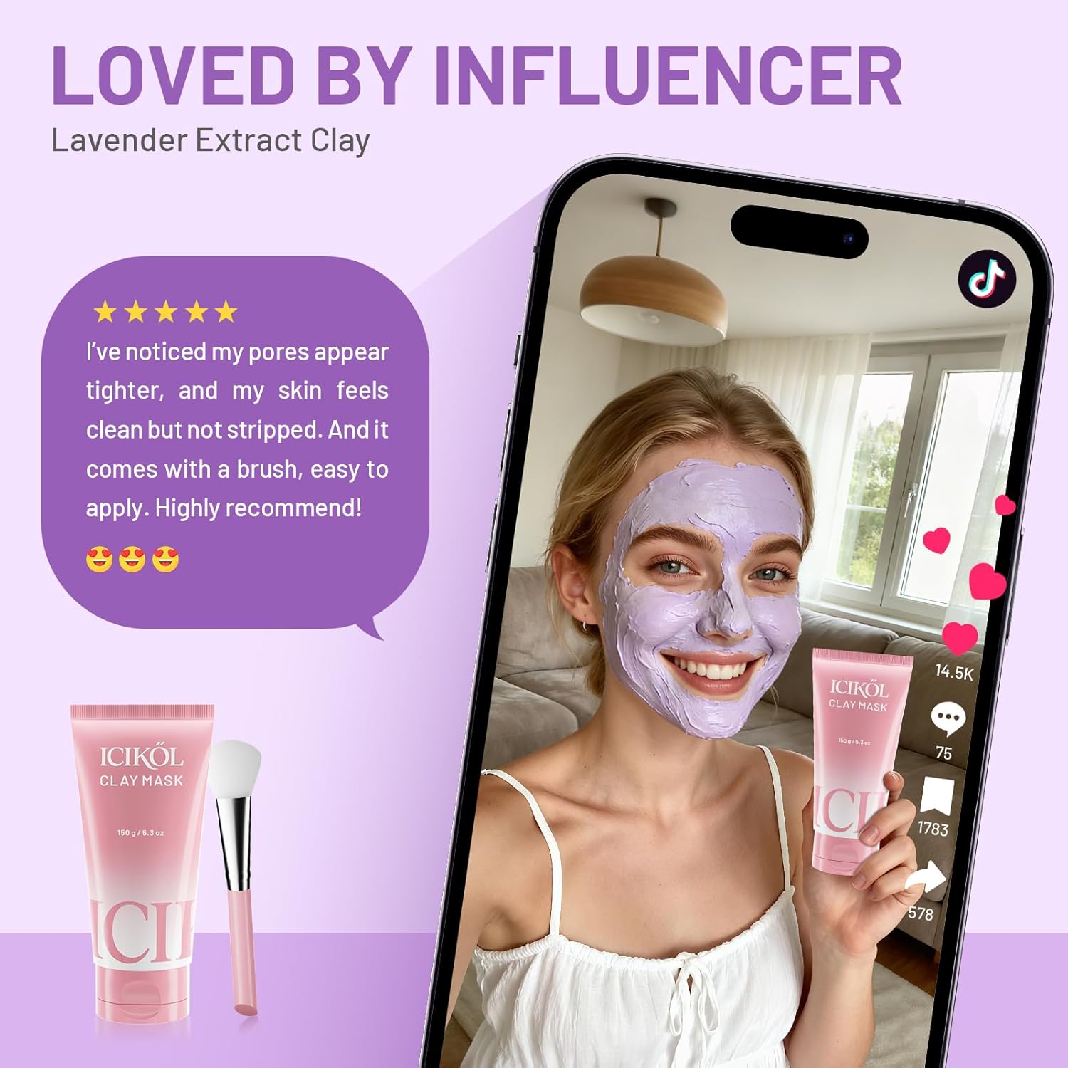 Large Clay Mask for Face