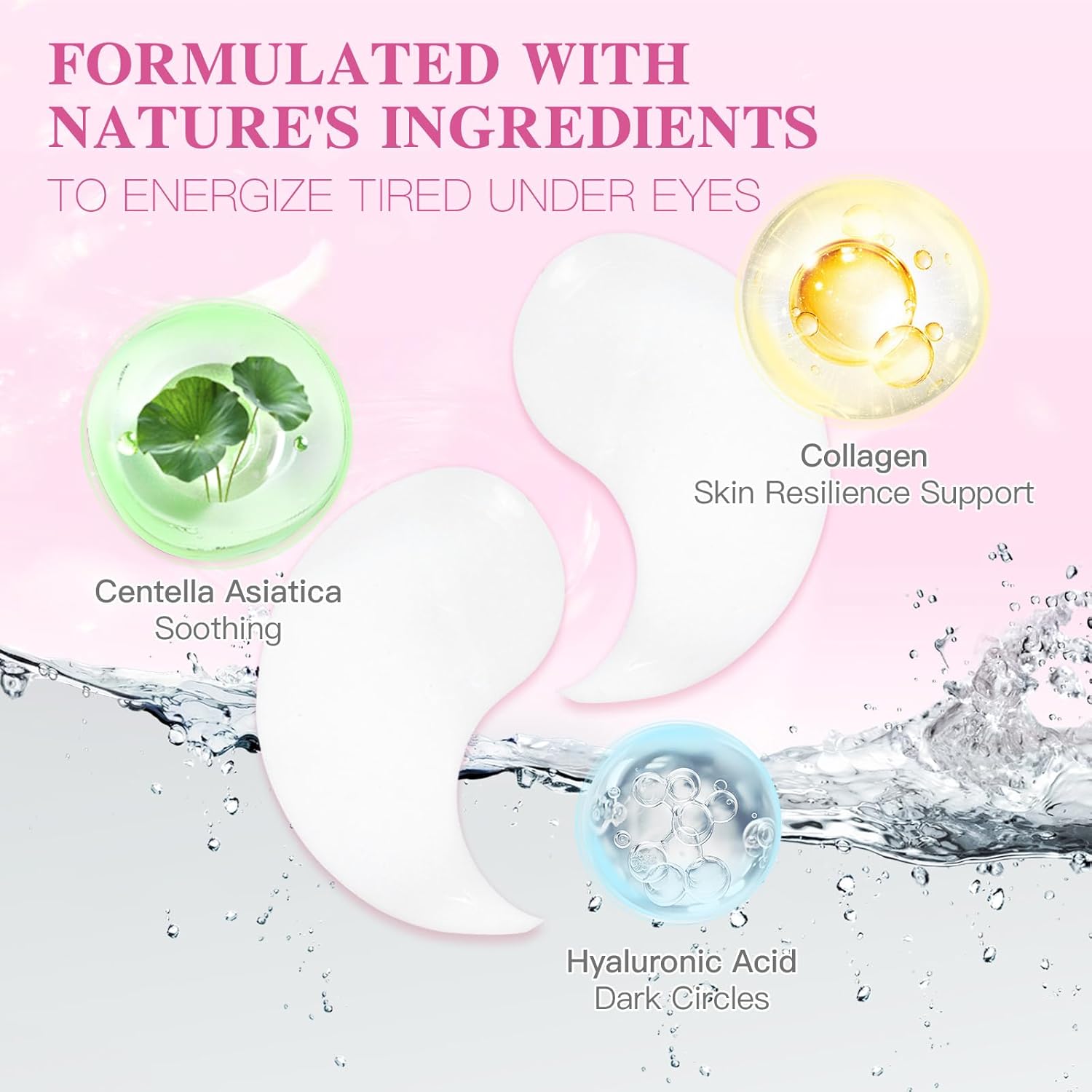 Instant Tightener Under Eye Patches 30 Pairs White