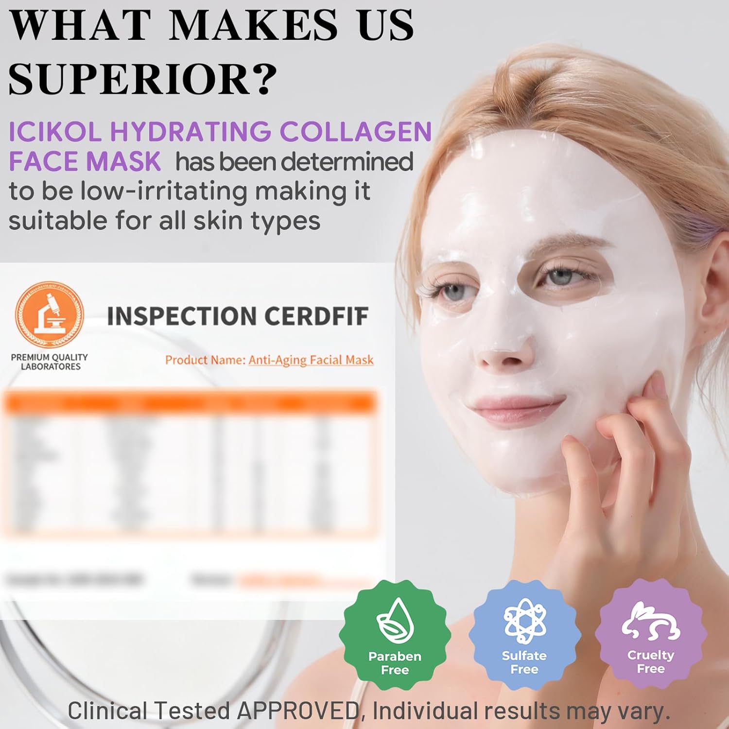 Deep Hydrating Collagen Face Mask 4 Pack