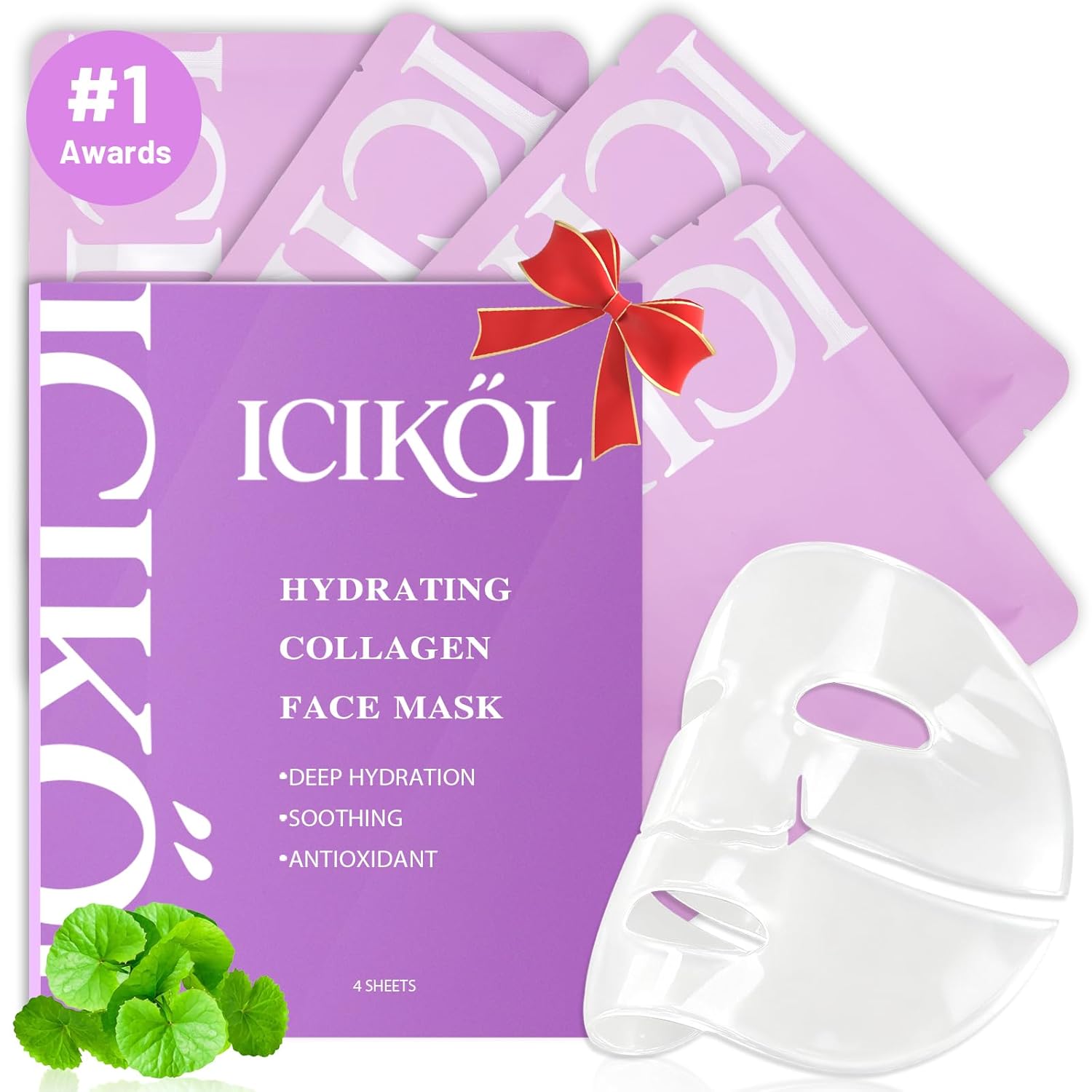 Deep Hydrating Collagen Face Mask 4 Pack