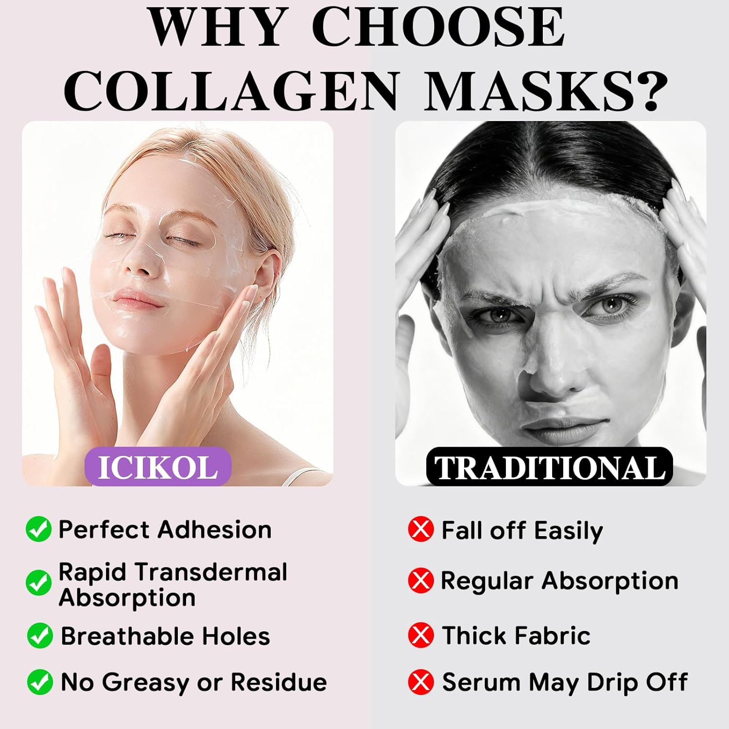 Deep Hydrating Collagen Face Mask 4 Pack