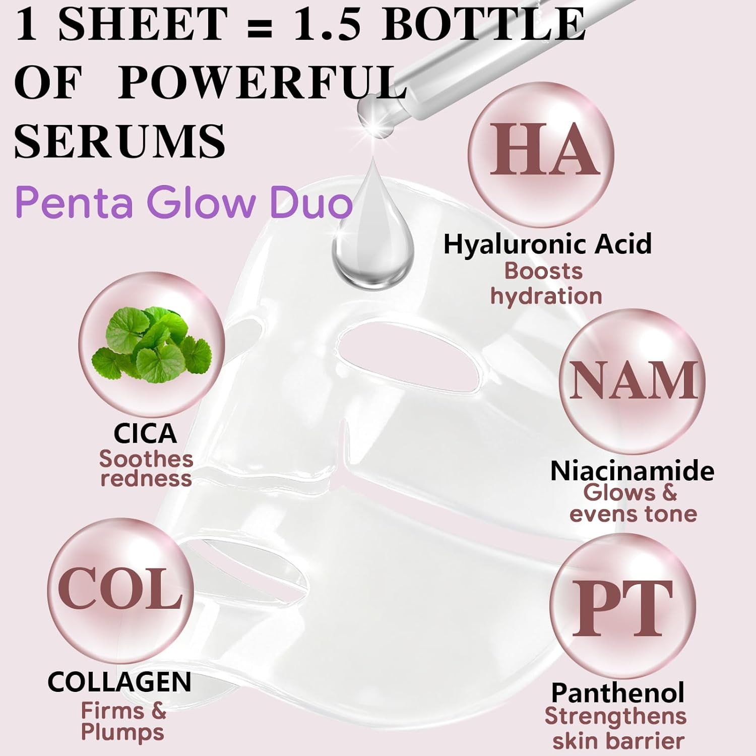 Deep Hydrating Collagen Face Mask 4 Pack