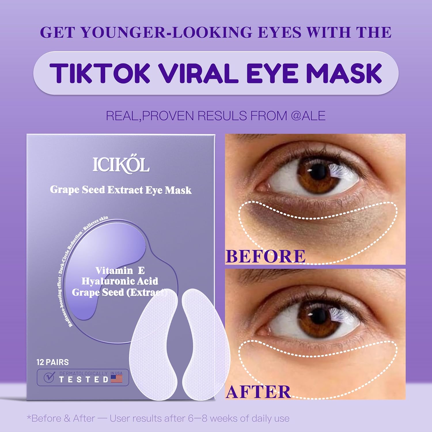 Grape Seed Extract Eye Mask