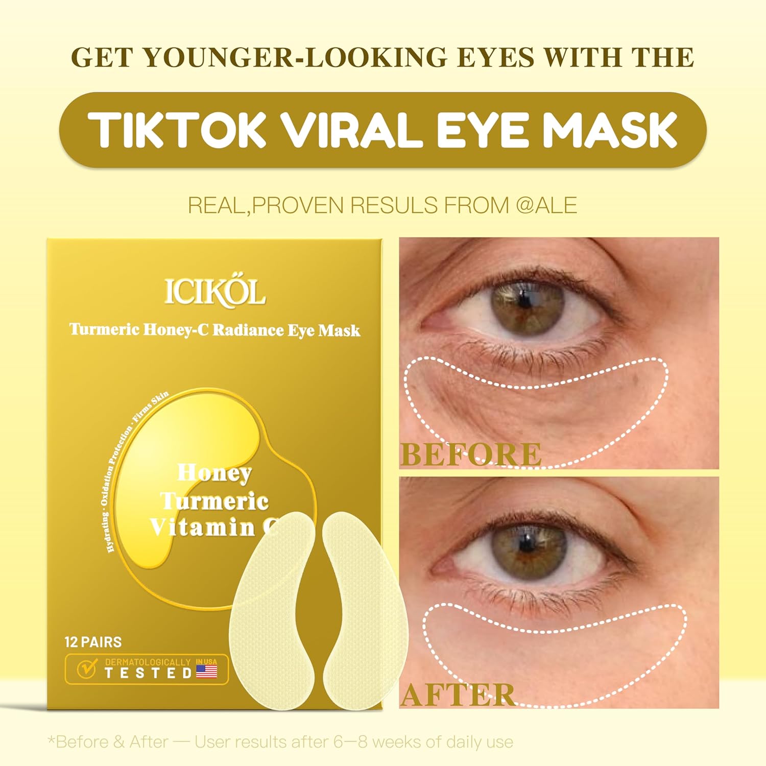 Turmeric Honey-C Radiance Eye Mask