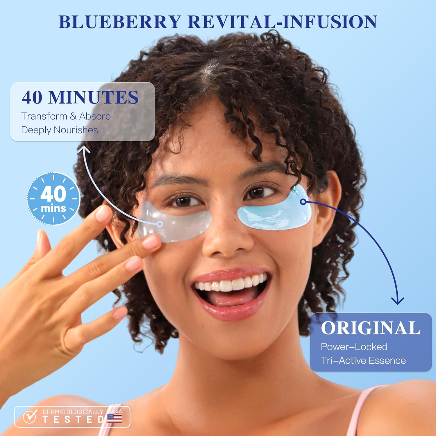 Deep Blue Firming Under Eye Patches 12/60 pairs