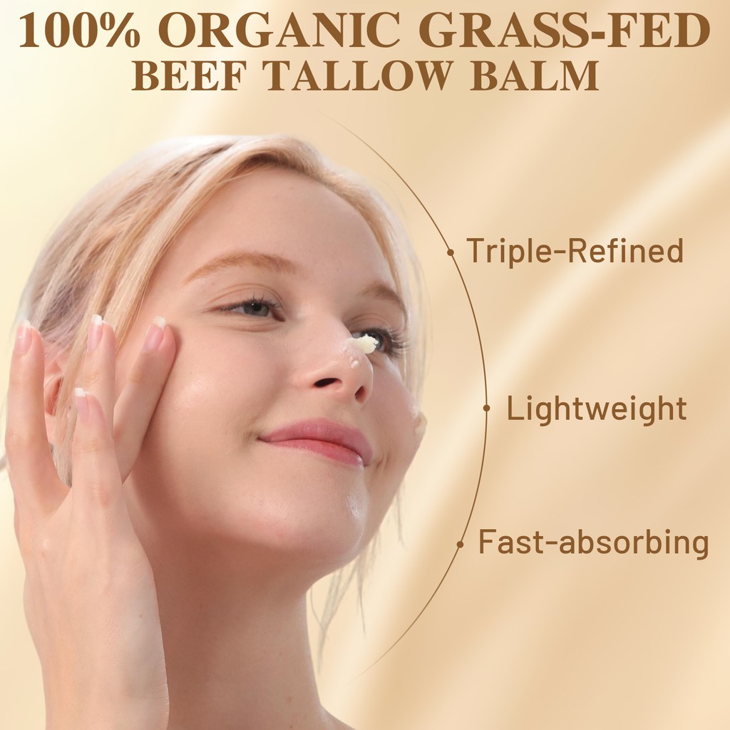 Beef Tallow Balm Body Butter - Unscented-2.12 oz/60g