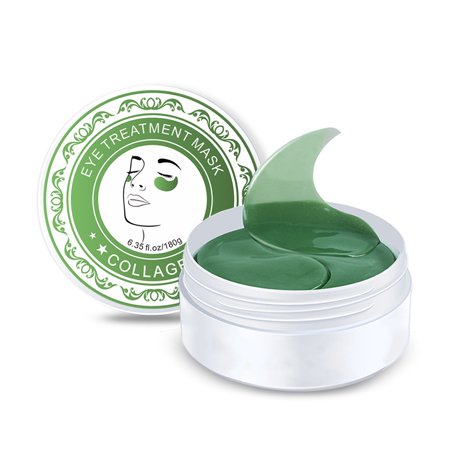 Centella & Green Tea Soothing Gel Mask – Repairing, Calming & Hydrating – With Centella Asiatica, Purslane & Green Tea Polyphenols – Gentle Skincare for Sensitive Skin – 30 Pairs